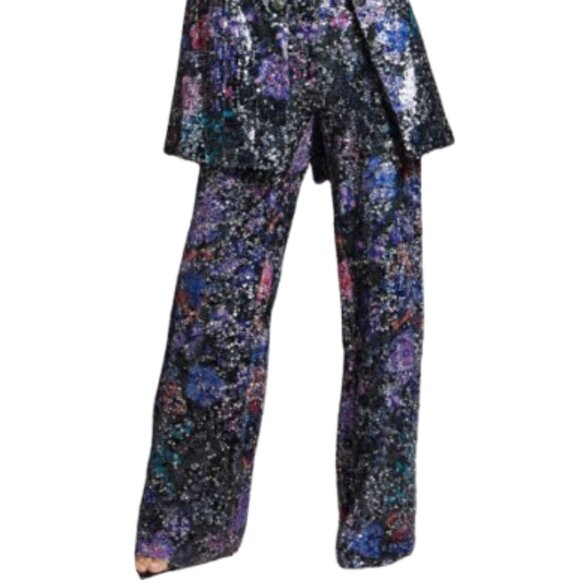 NWT Jovani 25750 Sequined Formal Pantsuits Multi Size 12 - Picture 2 of 6